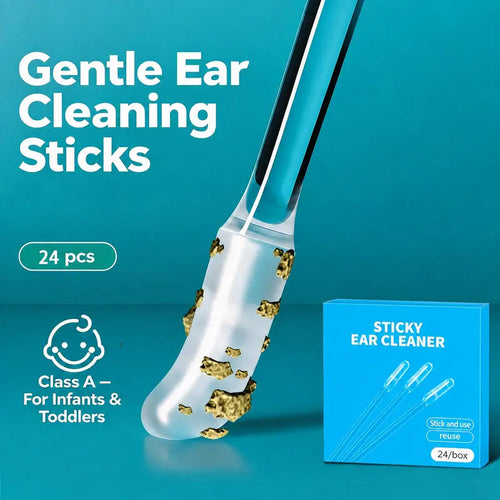 Sticky Ear Cleaning Sticks for Adults 鈥?24-Piece Outer-Ear Care Set - source image 01