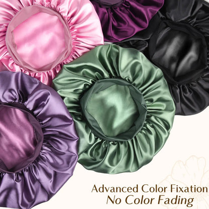 Men's Double-Layer Satin Sleep Bonnet 鈥?12 Colors - source image 06
