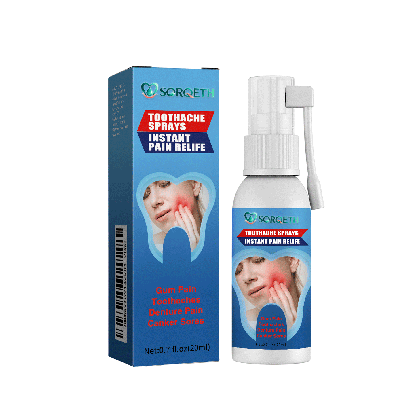 SORQETH Oral Comfort Spray – Cooling Peppermint Daily Mouth Care