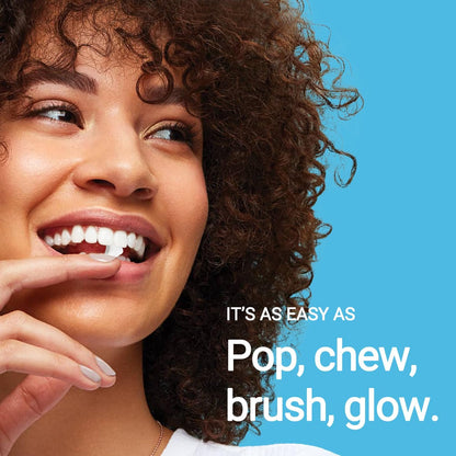 Steps for using toothpaste tablets