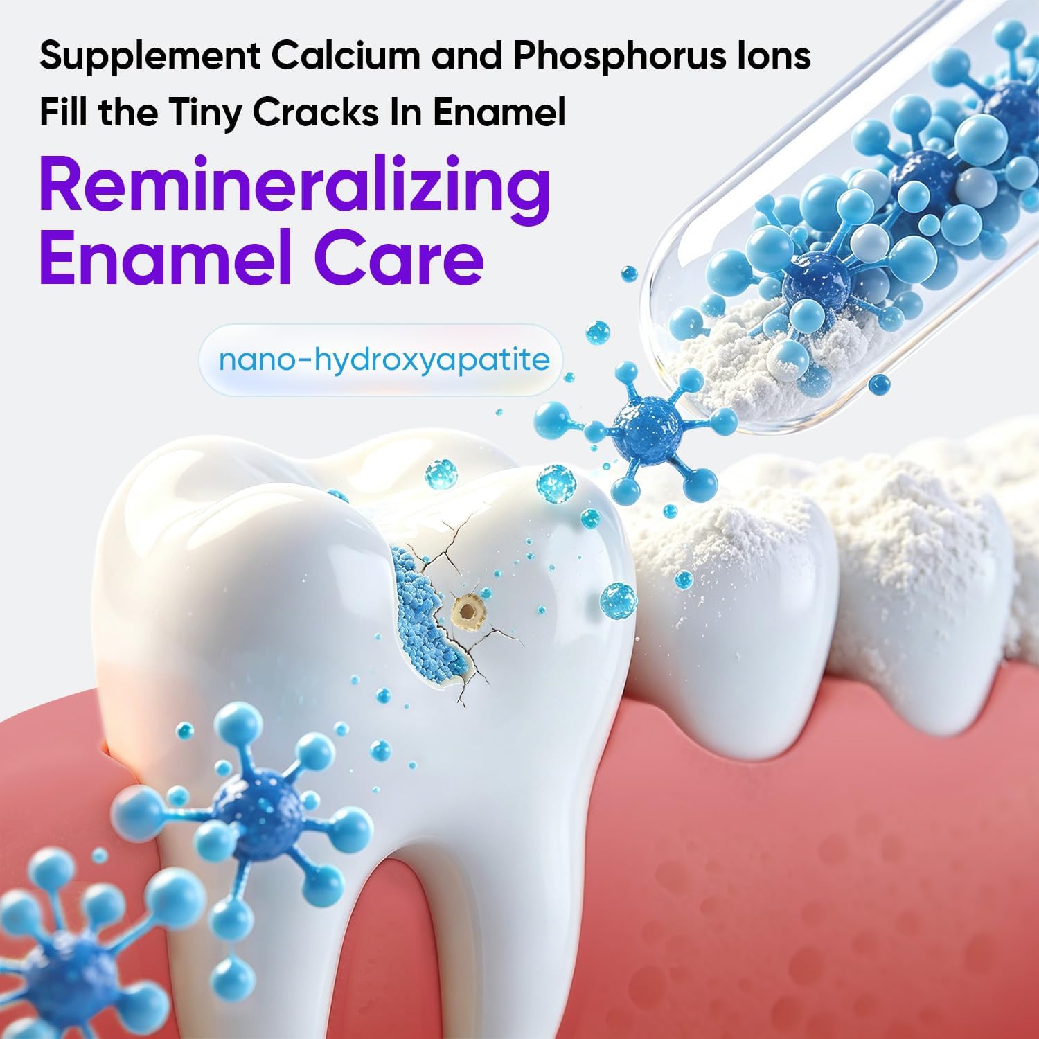 Tooth powder for surface stains