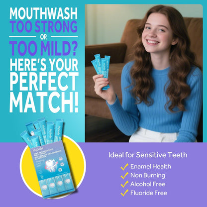 Alcohol-free mouthwash formula highlights