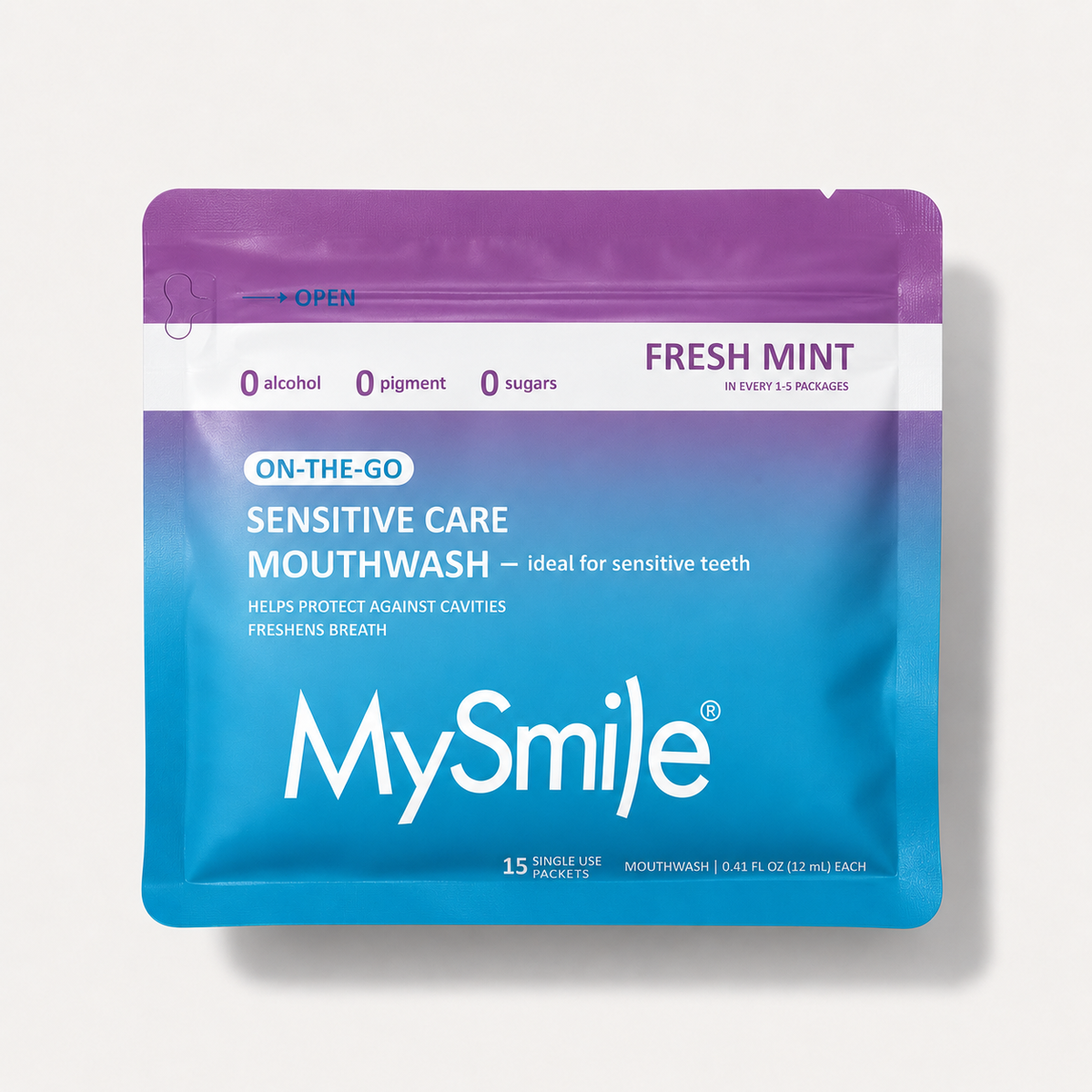 Portable mouthwash for daily travel routines