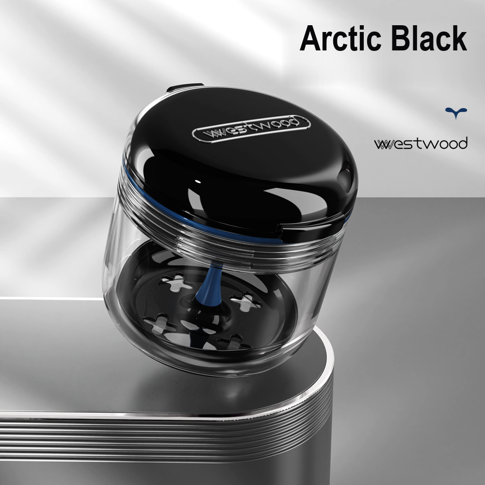 Arctic Black denture, aligner and retainer soaking case
