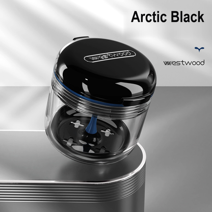 Arctic Black denture, aligner and retainer soaking case