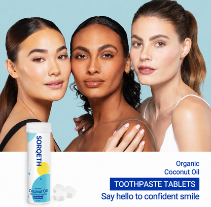 SORQETH travel-friendly toothpaste tablets