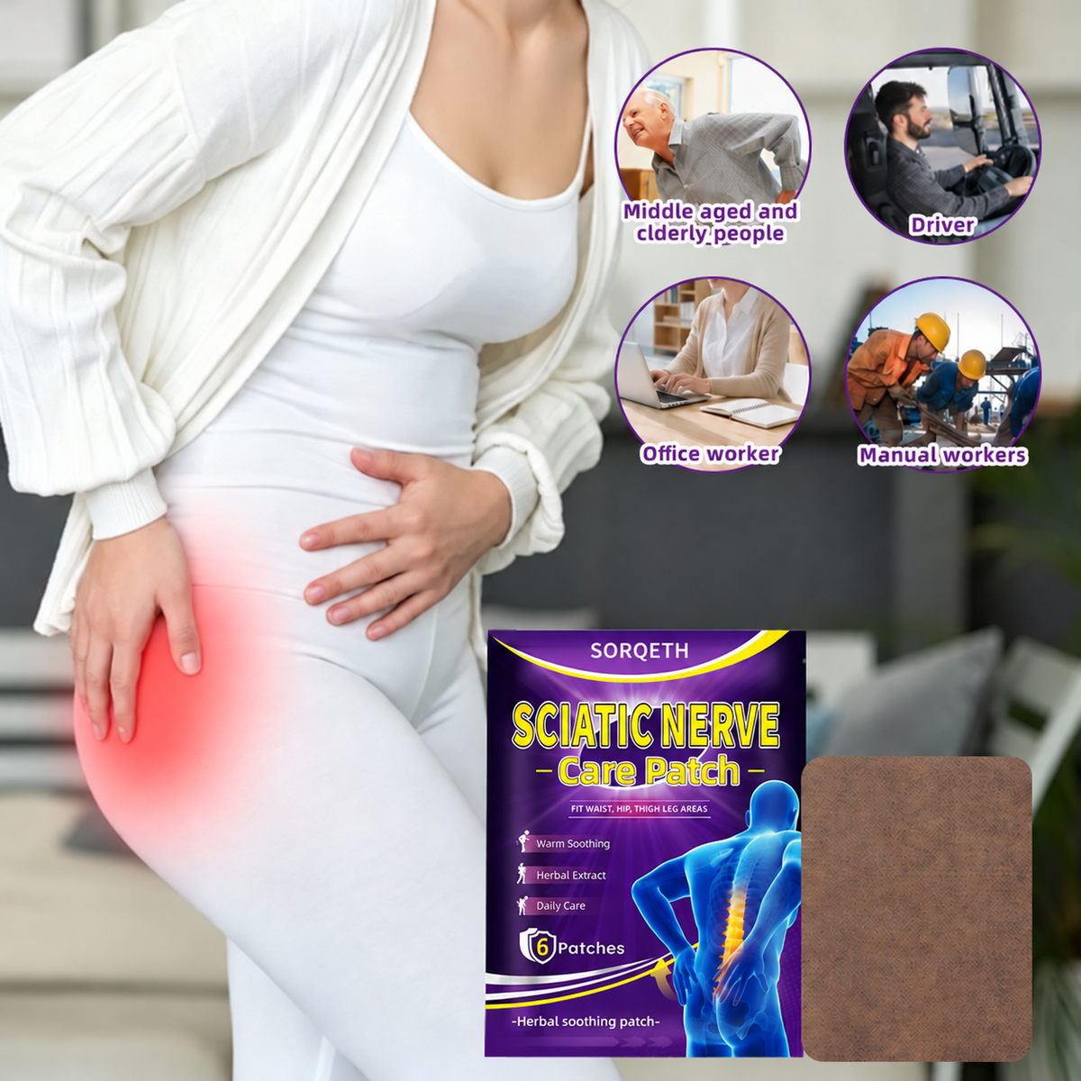 SORQETH Sciatic Nerve Care Patch product image 3