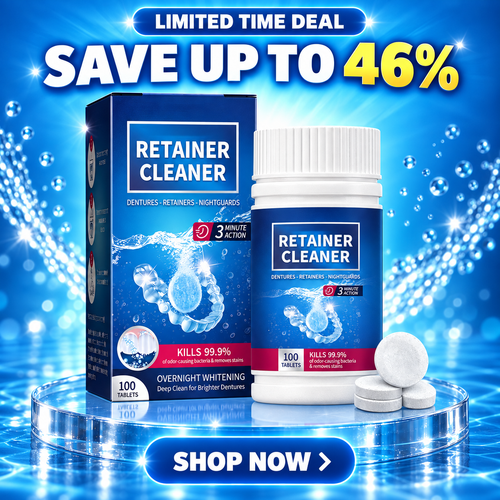 Sorqeth promotional main image 2026-09-09 - denture-retainer-cleaning-tablets-100-tablets-per-bottle