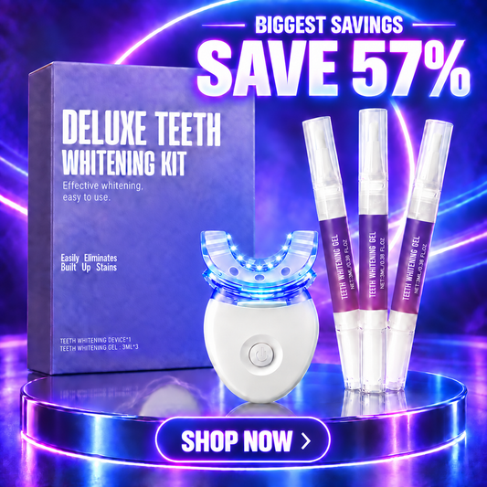 Sorqeth promotional main image 2026-09-09 - led-teeth-whitening-kit-with-3-gel-pens
