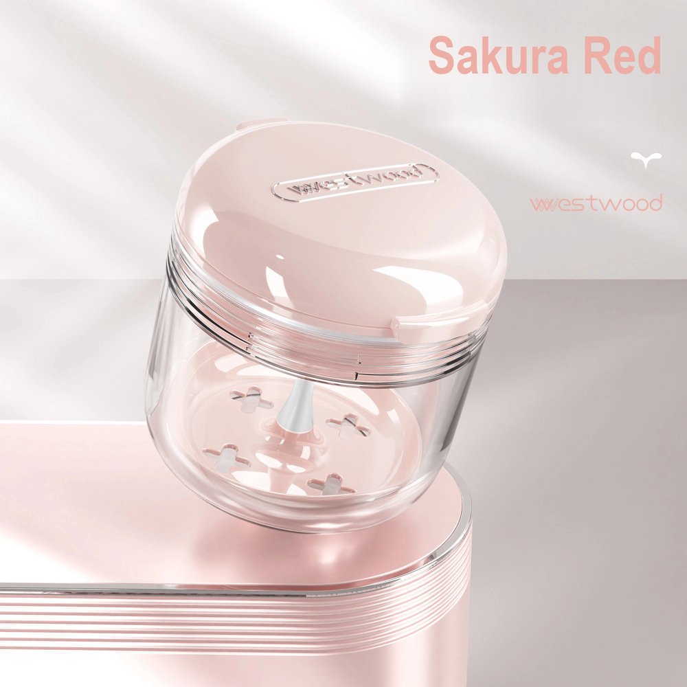 Sakura Red denture, aligner and retainer soaking case